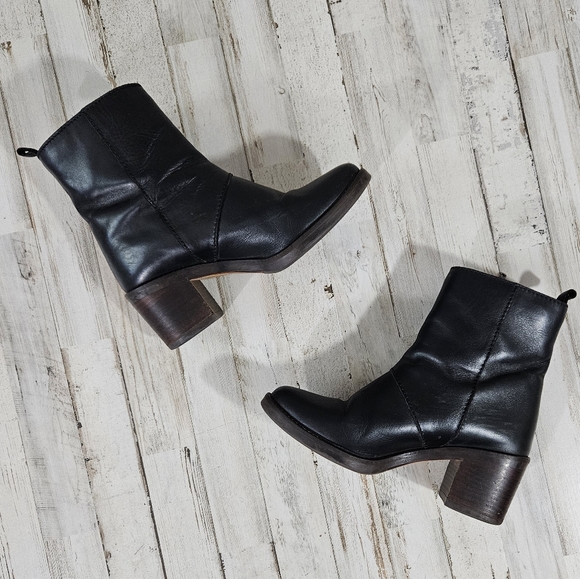 Fabianelli Italian Black Leather Boots - Picture 5 of 9